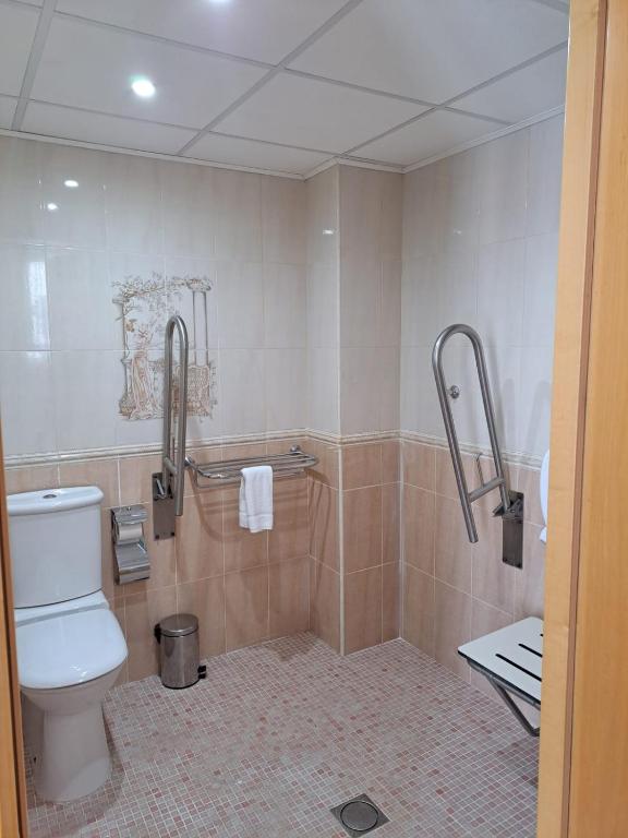 Koupelna v ubytování Hotel Plaza Inn