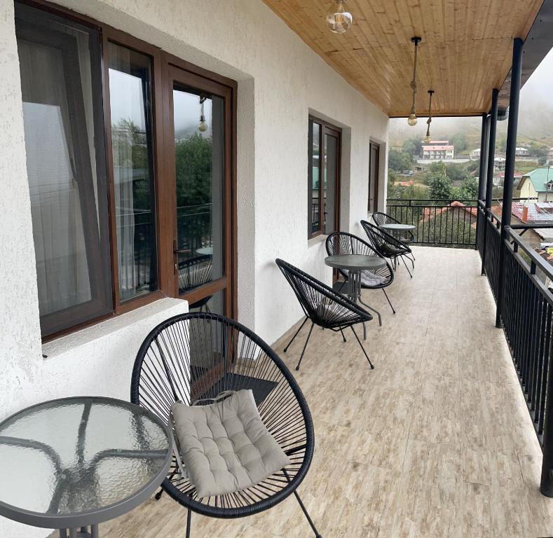 Zona d'estar a Paradise Inn Kazbegi