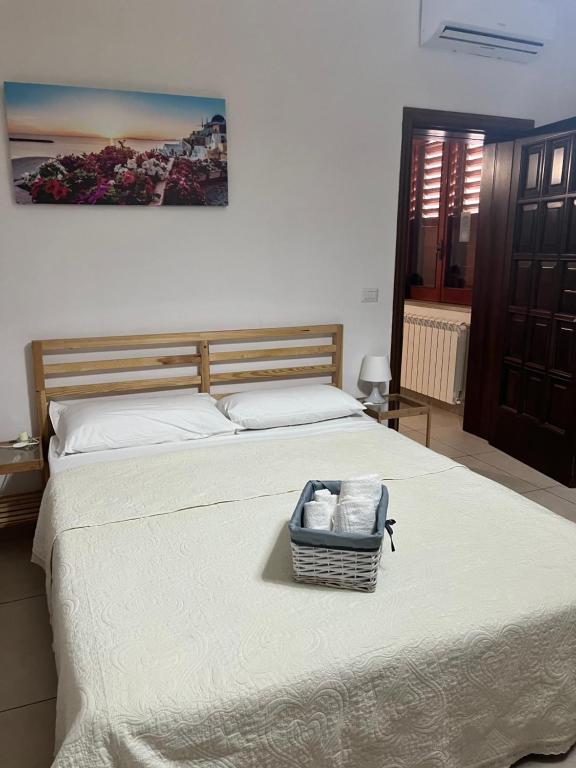 Letto o letti in una camera di Le Comete di Angelo