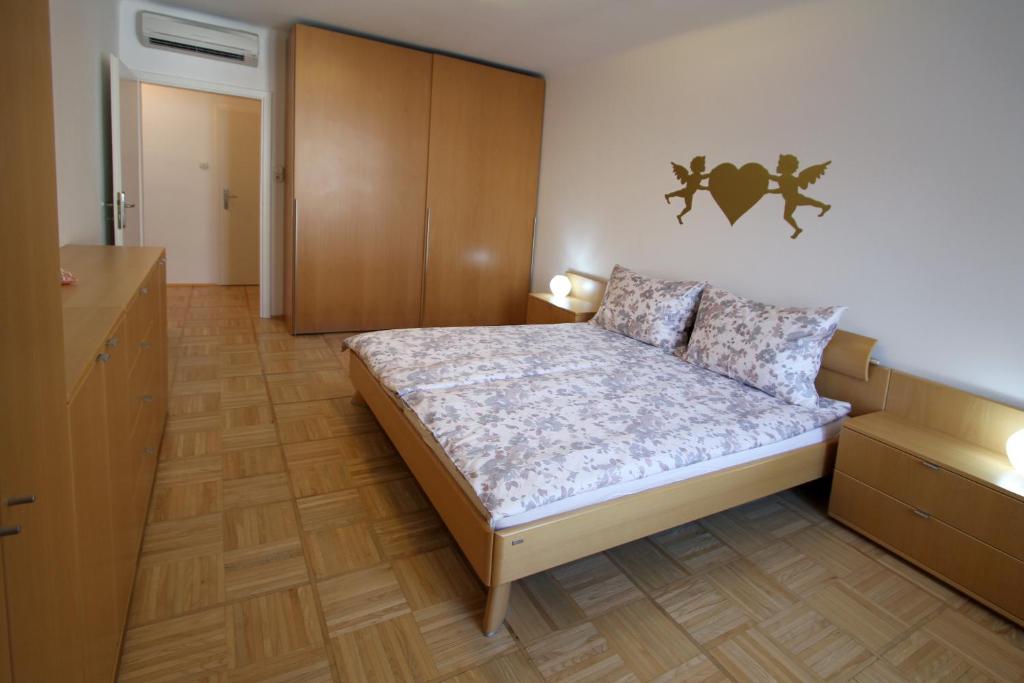 Posteľ alebo postele v izbe v ubytovaní Top Location Vienna Marc Aurel
