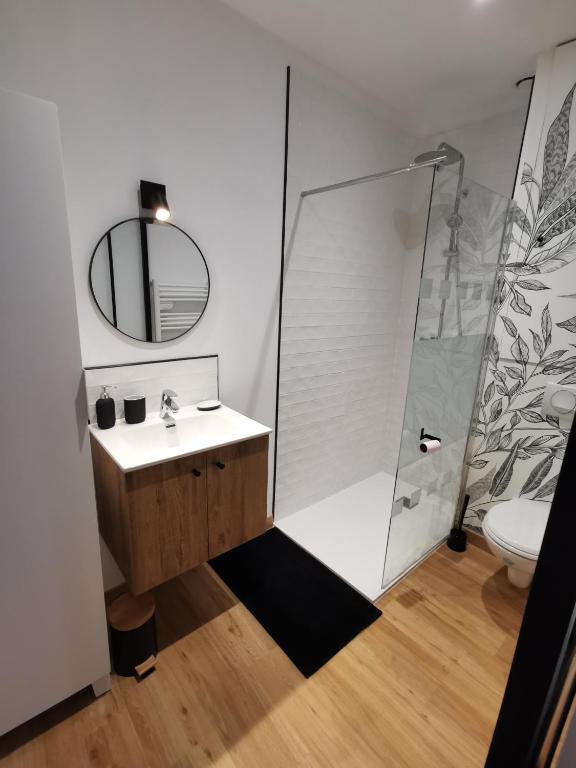 Kúpeľňa v ubytovaní Charmant studio Bayeux centre ville historique