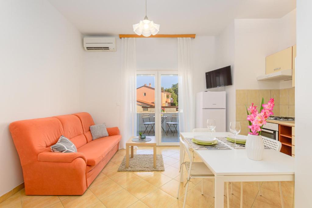 Posezení v ubytování Apartmani Vita, Ližnjan - apartman 1
