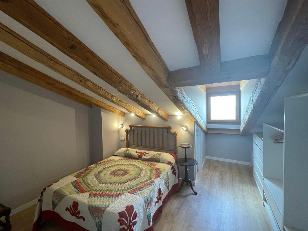 Postel nebo postele na pokoji v ubytování Hotel-Hospedería los Templarios