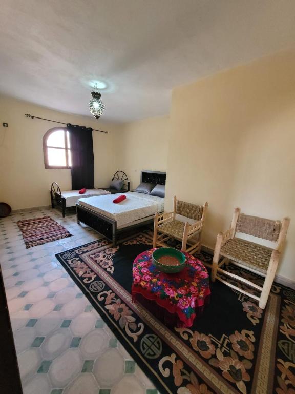 Postel nebo postele na pokoji v ubytování Riad Heermans