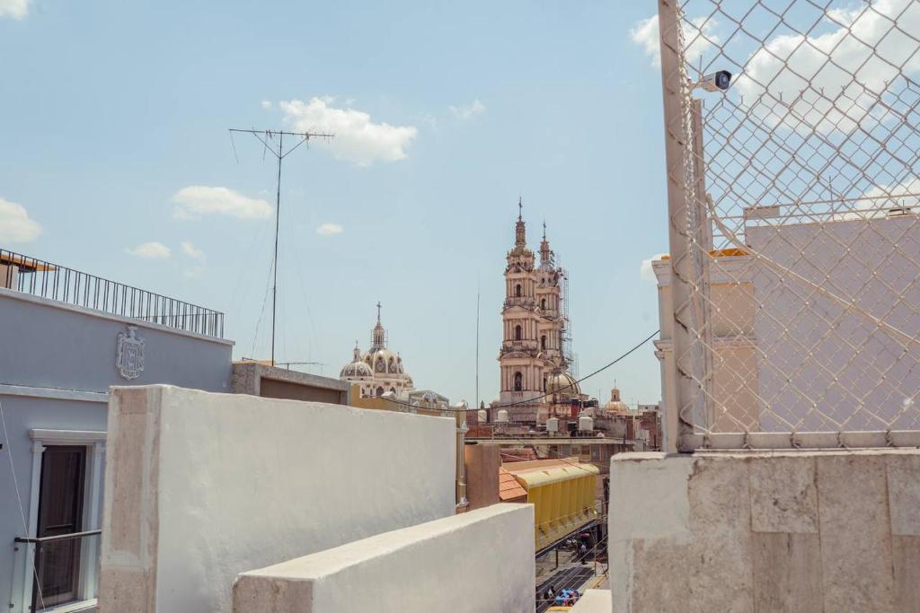 Nespecifikovaný výhled na destinaci Tepatitlán de Morelos nebo výhled na město při pohledu z hotelu