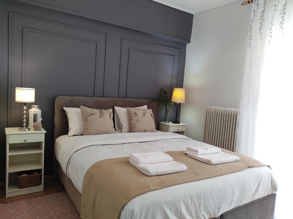 Кровать или кровати в номере Orion - Charming 1-bedroom condo at convenient location.