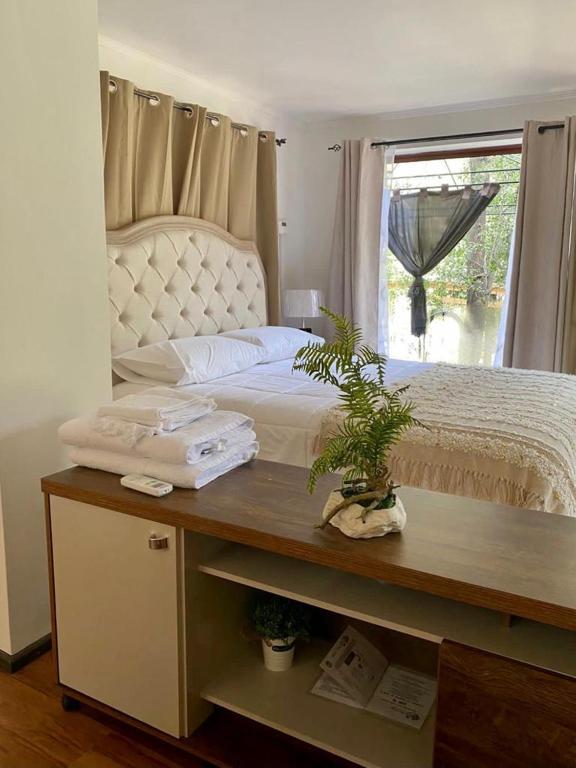 Postel nebo postele na pokoji v ubytování BORDEMAIPO LODGE