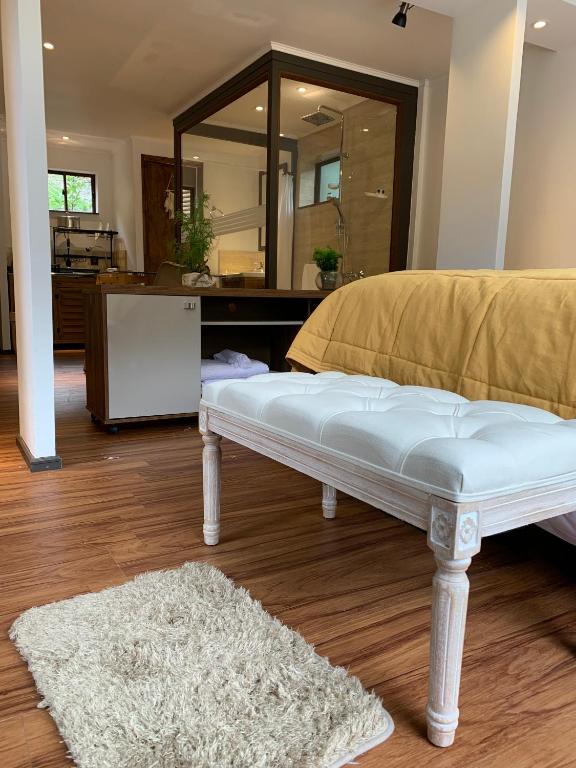 Posezení v ubytování BORDEMAIPO LODGE