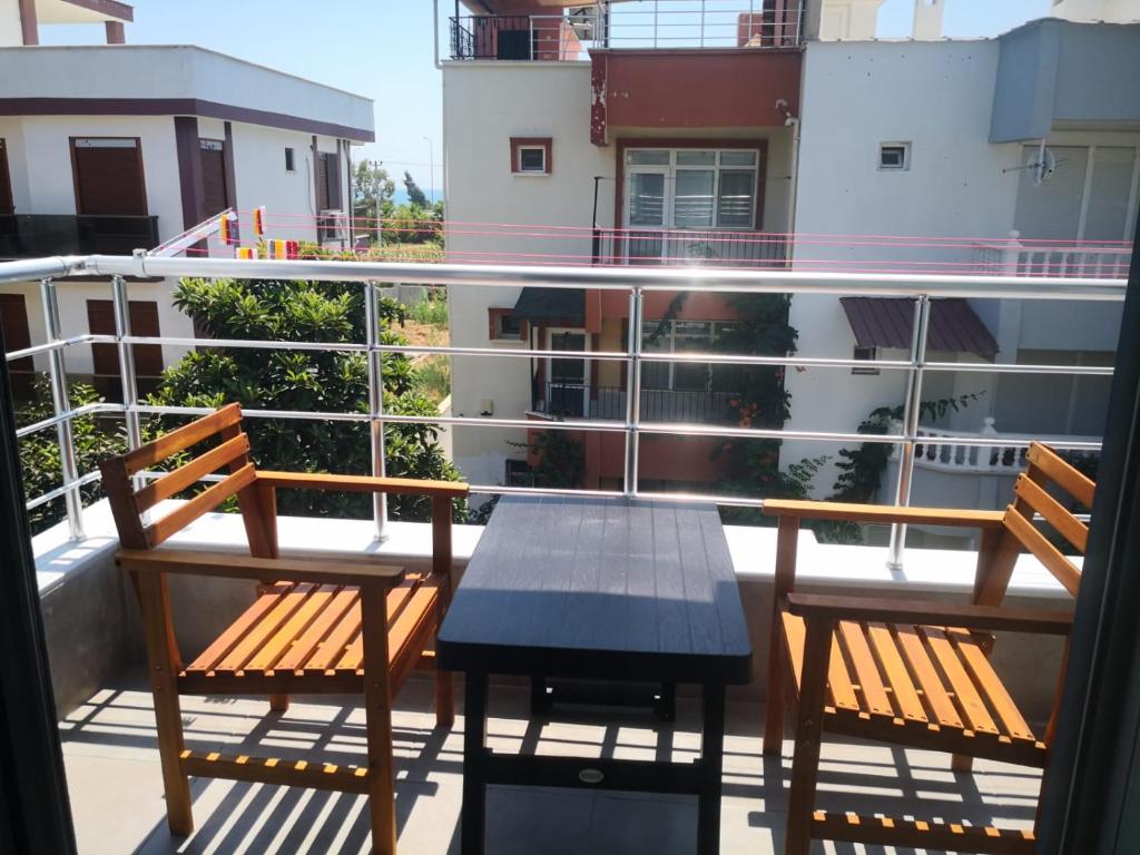 Balkón nebo terasa v ubytování Ferienwohnung in Finike, 150 Meter vom Meer entfernt 3