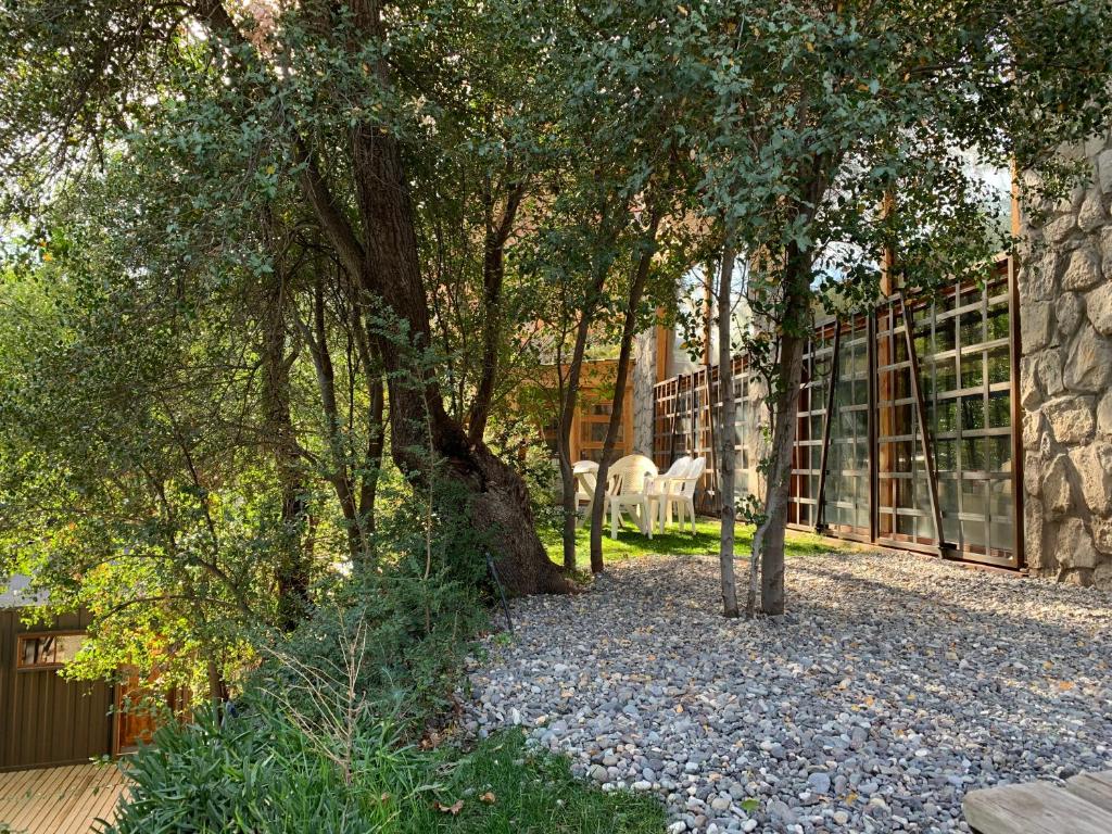 Zahrada ubytování BORDEMAIPO LODGE