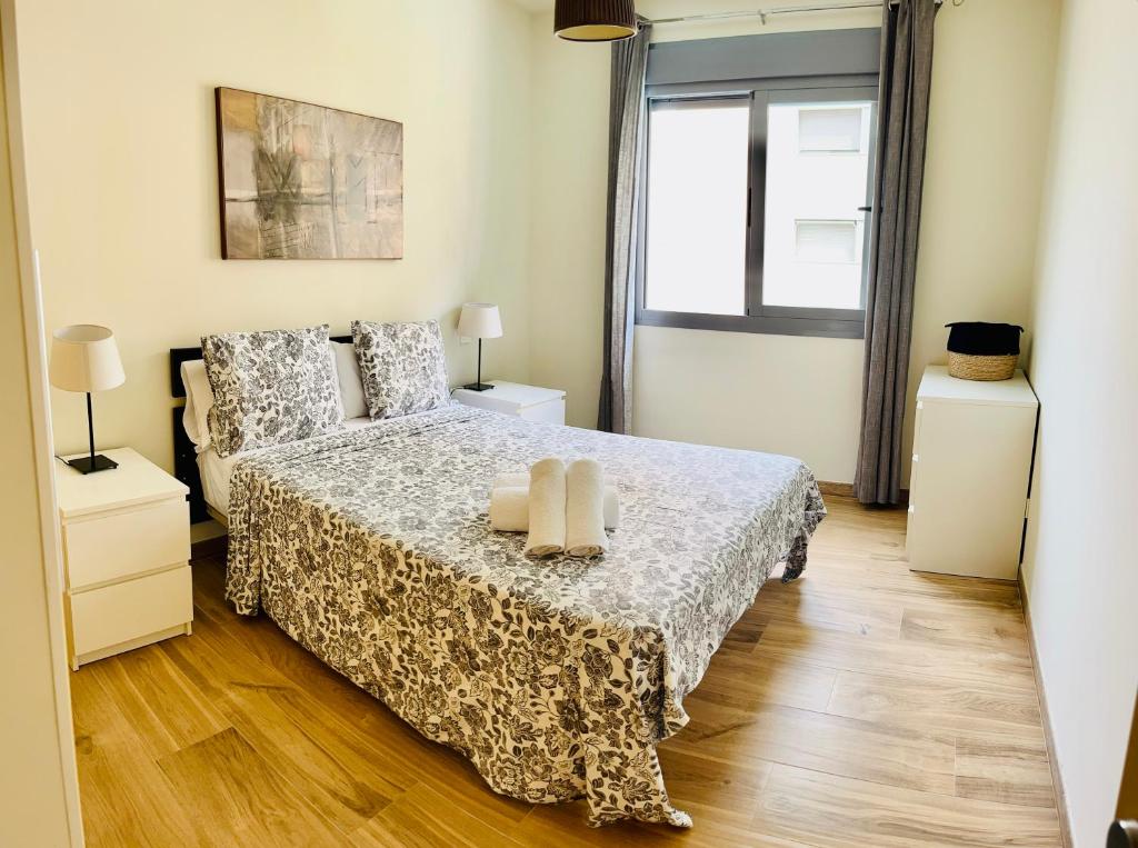 Posteľ alebo postele v izbe v ubytovaní Luxury Pacifico Beach