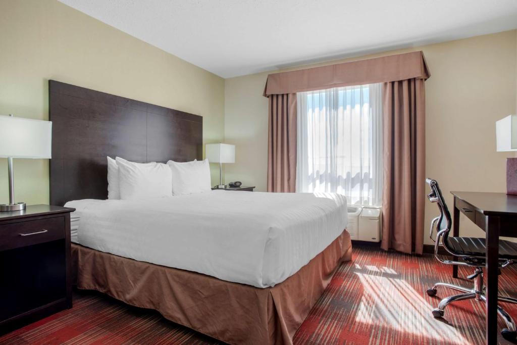 Postel nebo postele na pokoji v ubytování Best Western Plus Red Deer Inn & Suite