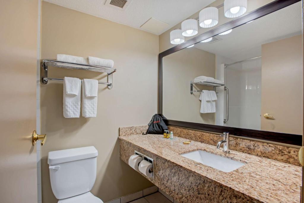 Koupelna v ubytování Best Western Plus Red Deer Inn & Suite