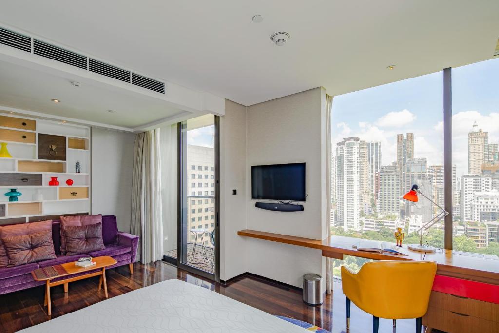 Hotel Indigo Bangkok Wireless Road by IHG - Resim 26