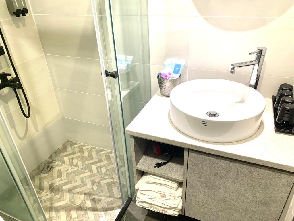 Koupelna v ubytování Jabez Homestay