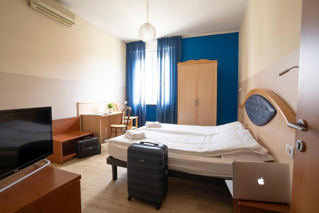TV a/nebo společenská místnost v ubytování Hotel La Terrazza