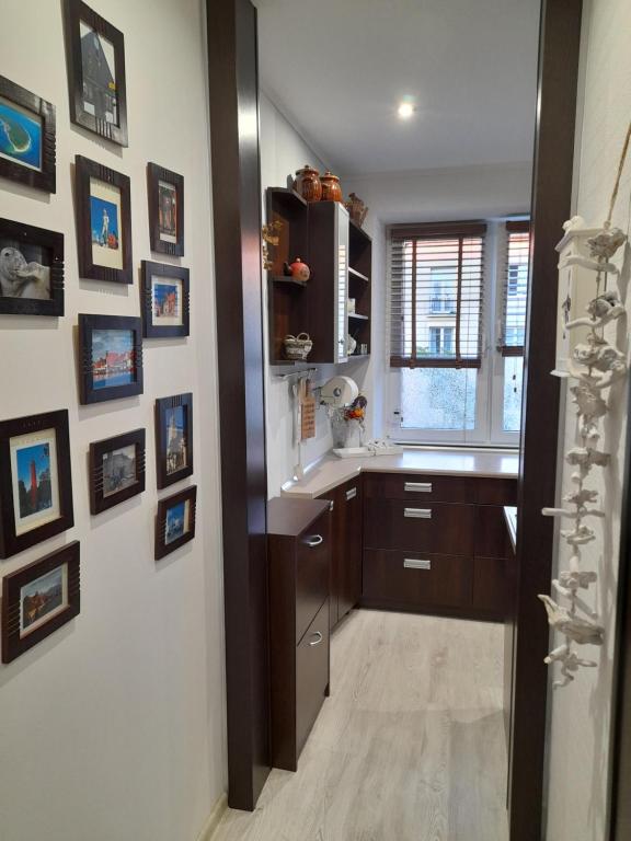 Kuchyňa alebo kuchynka v ubytovaní Apartament Mieszkanie w Helu