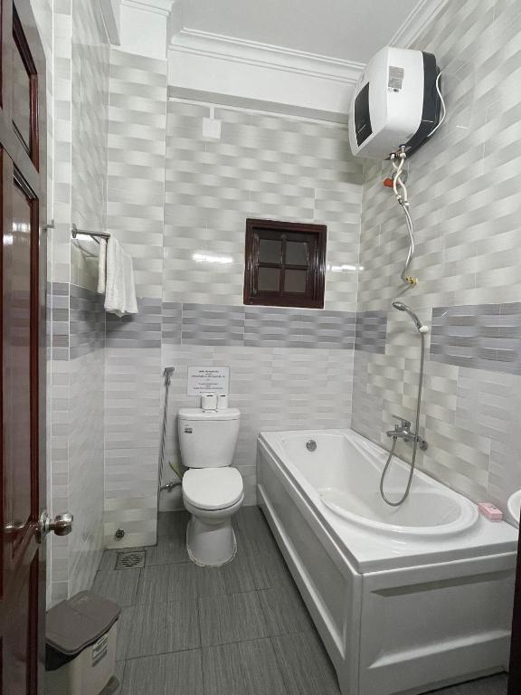 Koupelna v ubytování Khách sạn Mekong Star