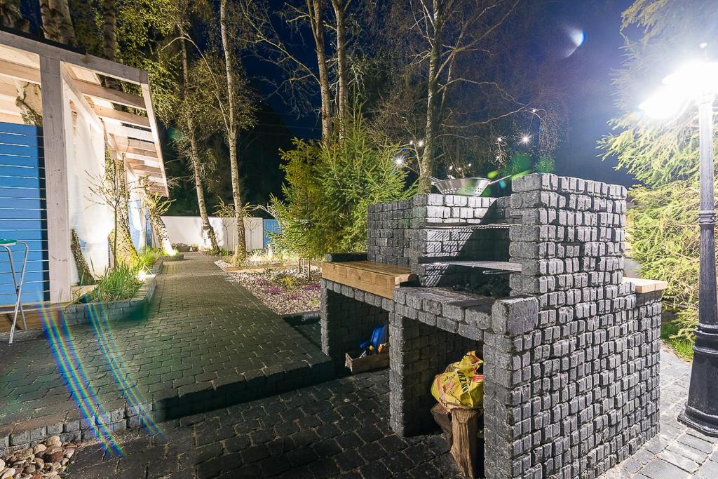 Vonkajšia záhrada v ubytovaní Zagroda Dębki