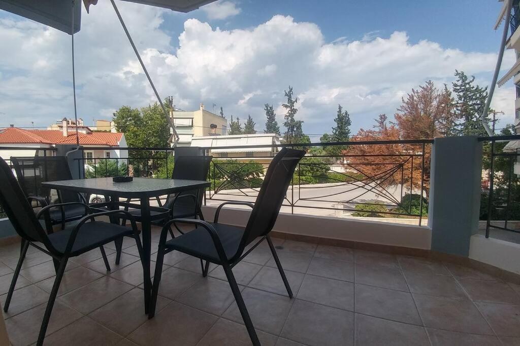 Balkón alebo terasa v ubytovaní Zeus Apartment Nafplio 60m2