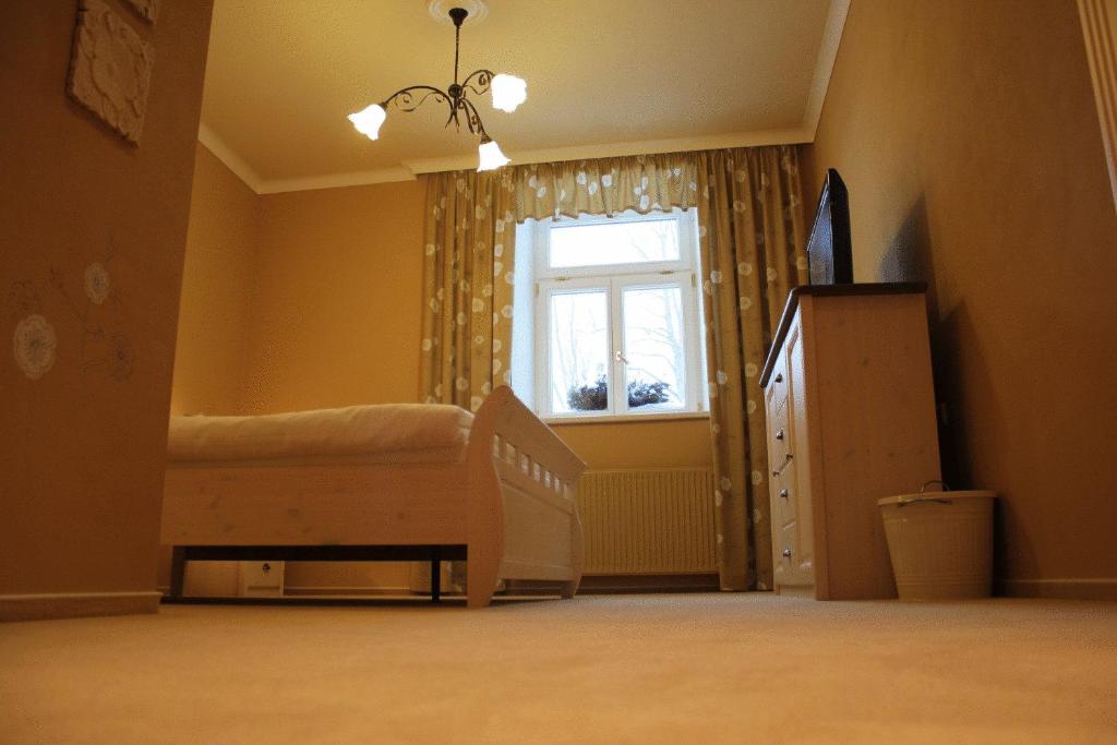 Łóżko lub łóżka w pokoju w obiekcie Hotel Panský dům