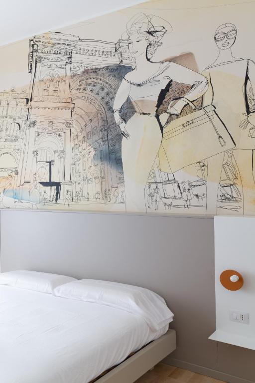 Łóżko lub łóżka w pokoju w obiekcie JOIVY Smart 1-bed with modern amenities