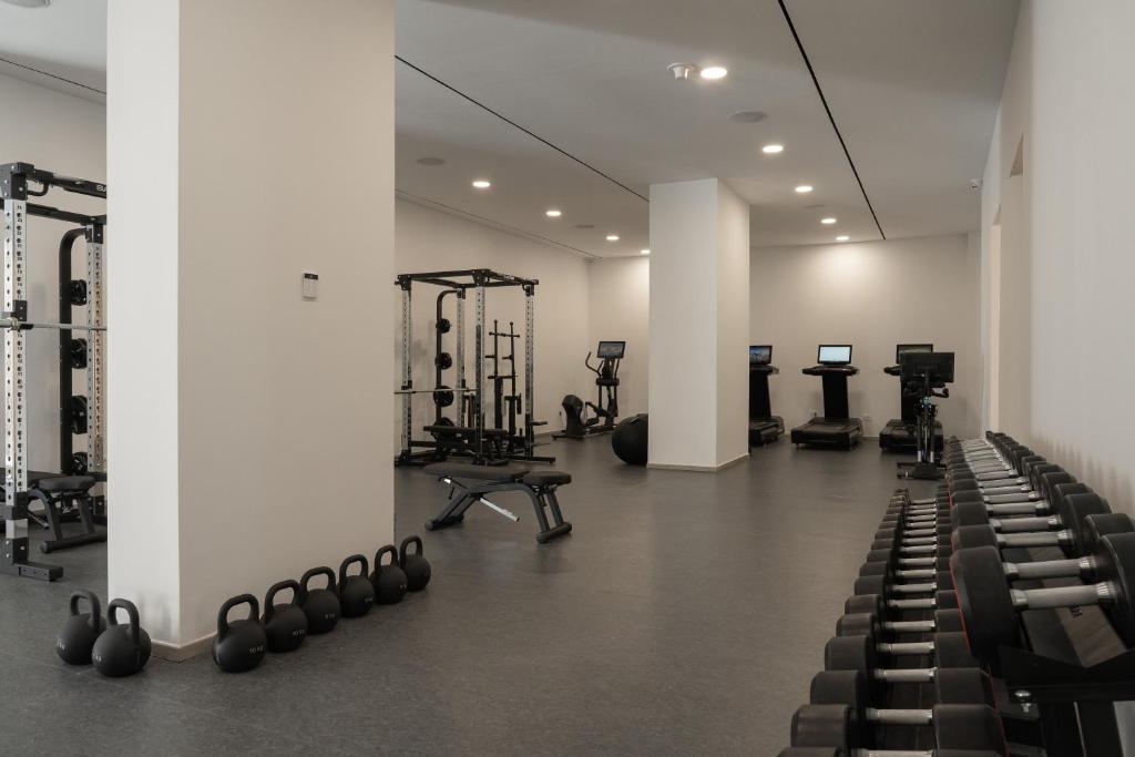 Posilňovňa alebo fitness centrum v ubytovaní Cali Mykonos