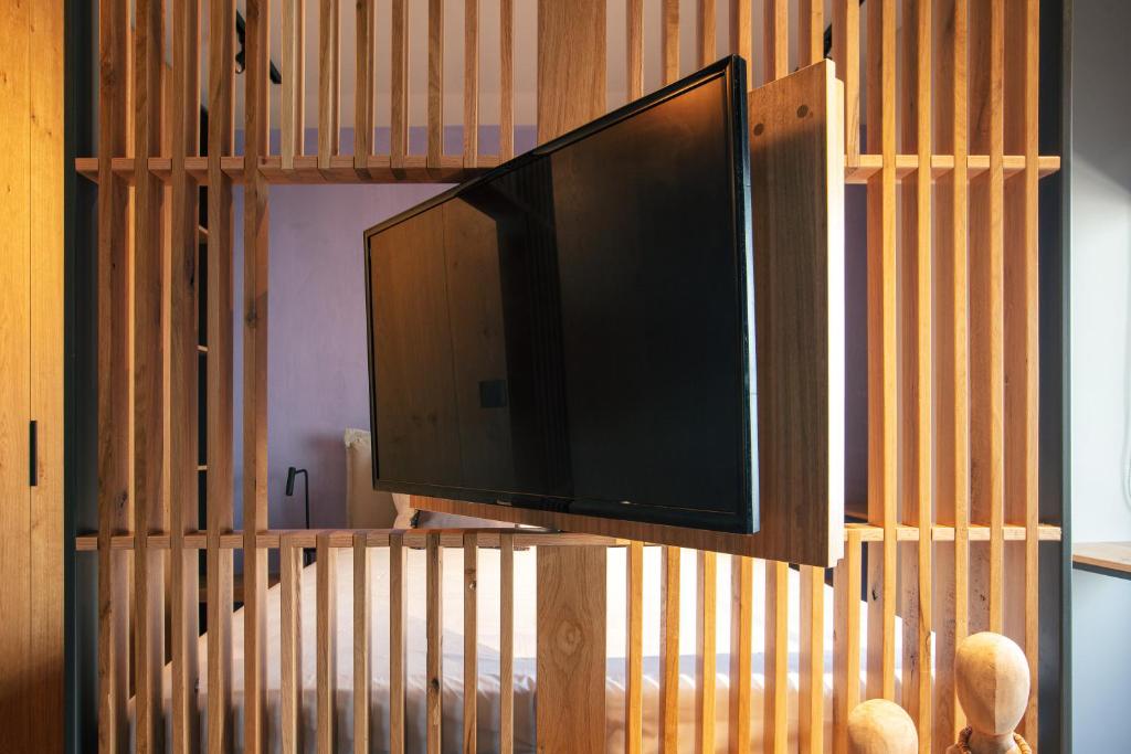 TV a/nebo společenská místnost v ubytování Souda Plaza Collection