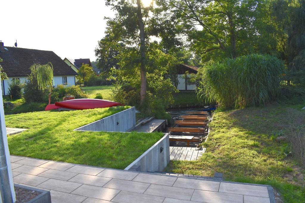 Zahrada ubytování Spreewald - Ferienhaus - Wilhelmine