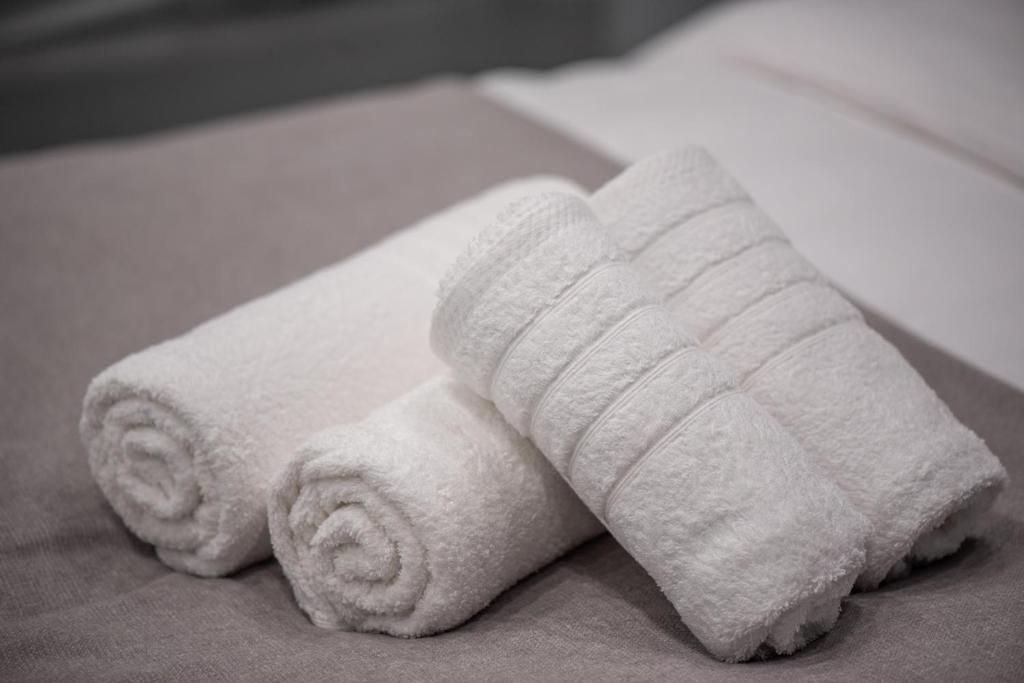Posteľ alebo postele v izbe v ubytovaní Sea & City LUXURY SUITE