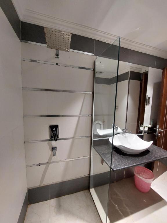 Koupelna v ubytování EMAN HOUSE