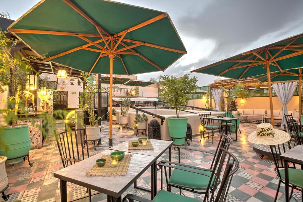 Restaurace v ubytování Riad Dar Fanny