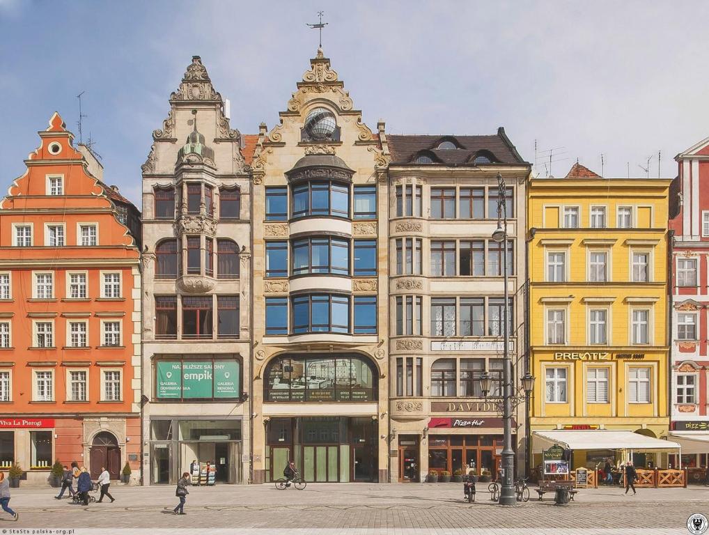 Výhľad na mesto Vroclav alebo výhľad na mesto priamo z apartmánu