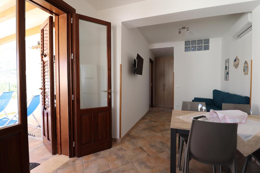 Posedenie v ubytovaní casa Vincenzo