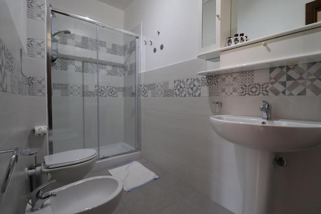 Kúpeľňa v ubytovaní casa Vincenzo