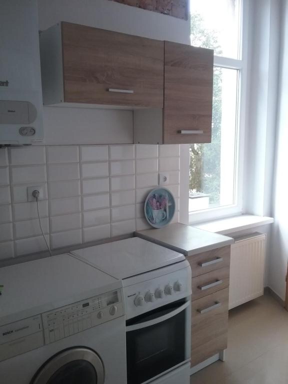 Kuchyňa alebo kuchynka v ubytovaní Apartament
