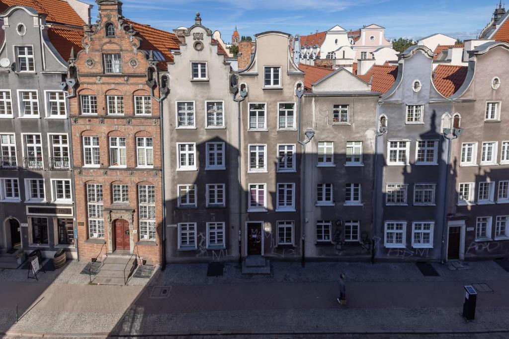 Výhľad na mesto Gdansk alebo výhľad na mesto priamo z apartmánu