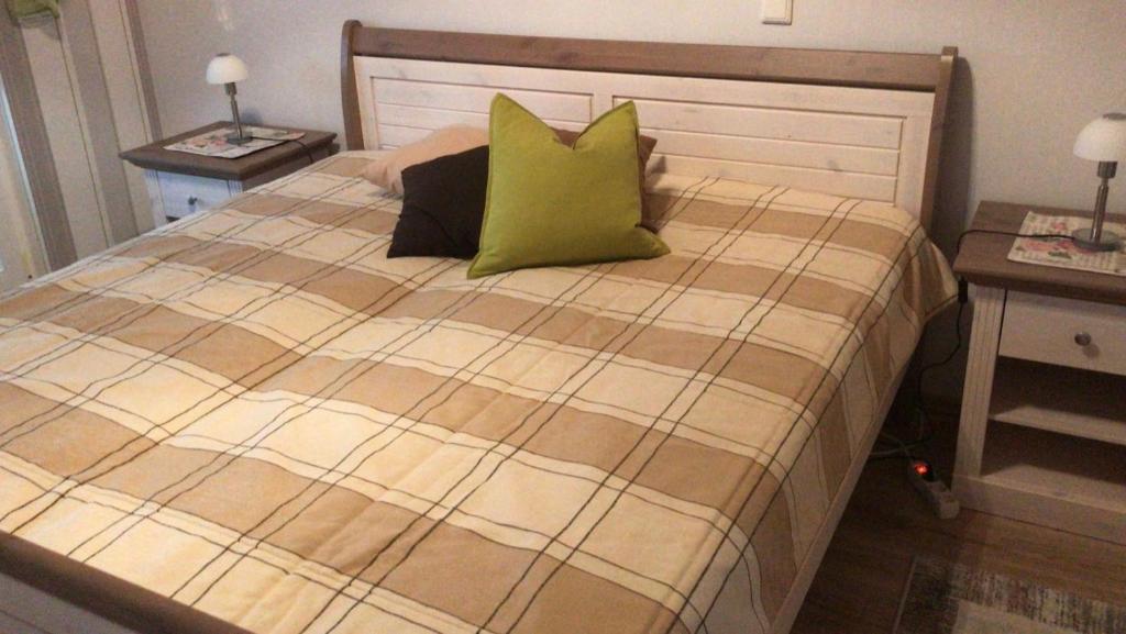 Postel nebo postele na pokoji v ubytování Ferienwohnung „Thea“
