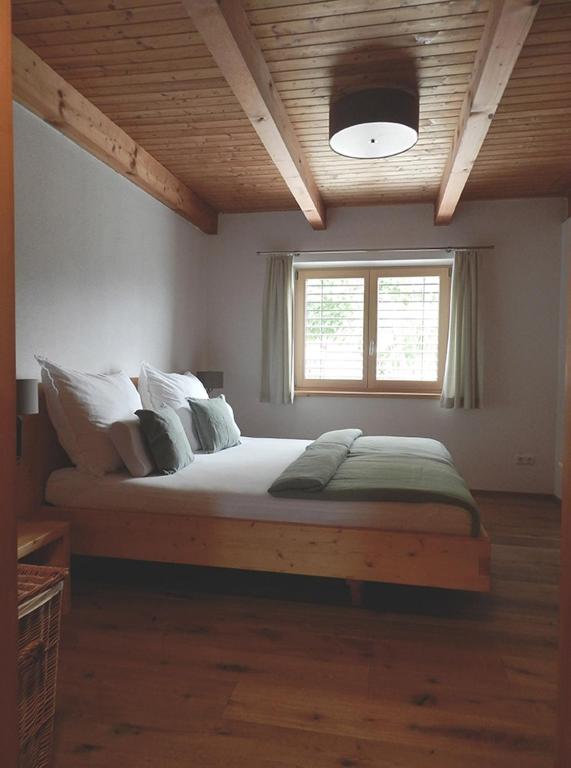 Letto o letti in una camera di Das Grasberghaus