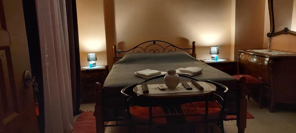 Posteľ alebo postele v izbe v ubytovaní Anastacias Apartment