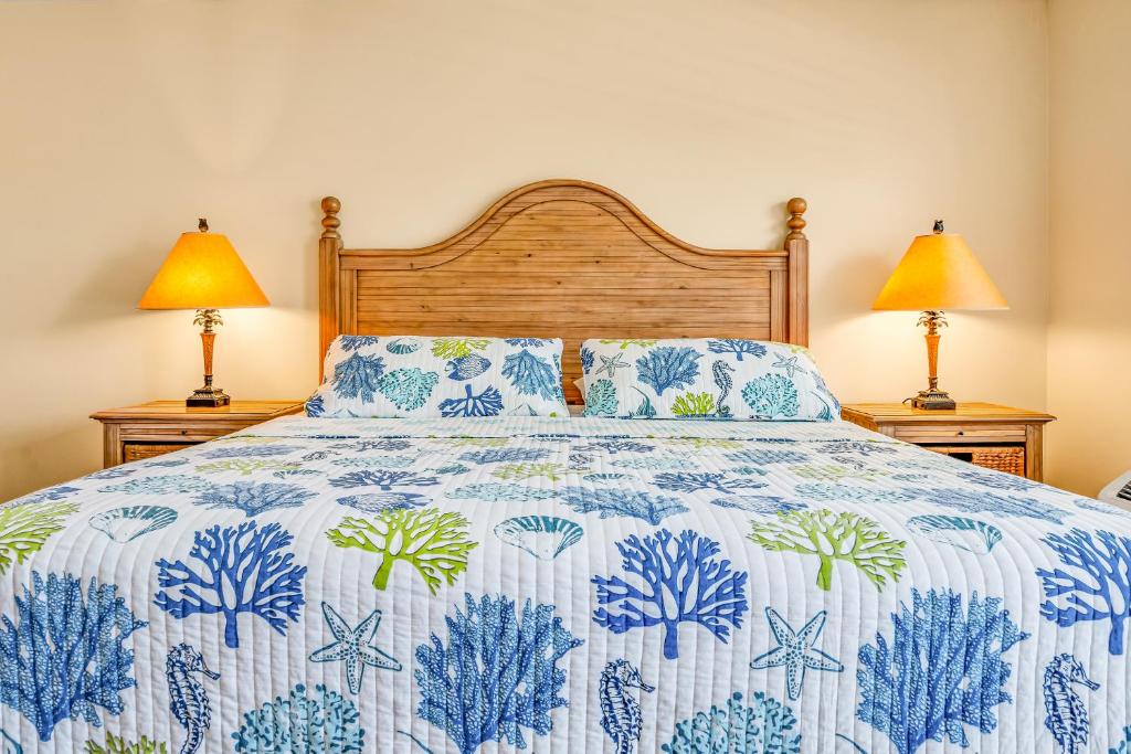 Postel nebo postele na pokoji v ubytování Bonefish Bay Motel