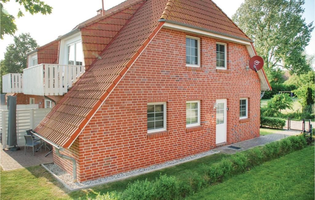 GollwitzにあるStrandhaferの赤煉瓦造りの家