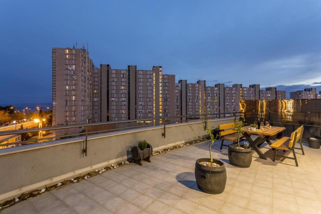 Balkón alebo terasa v ubytovaní Apartments with WiFi Split - 18088