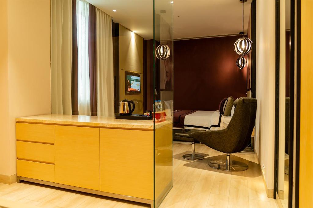 Posezení v ubytování BEYZAA HOTEL AND SUITES