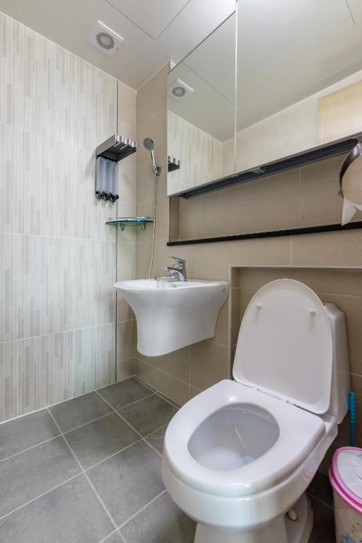 Koupelna v ubytování JS Residence Hotel Okpo