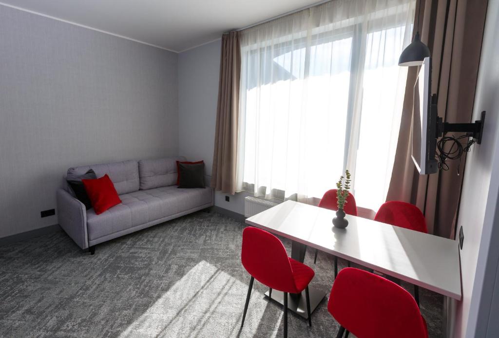 Posezení v ubytování Tõrva Veemõnula Spaahotell