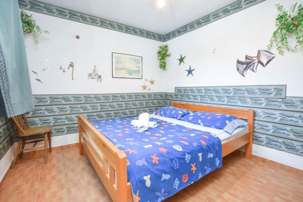 Postel nebo postele na pokoji v ubytování House Vesela