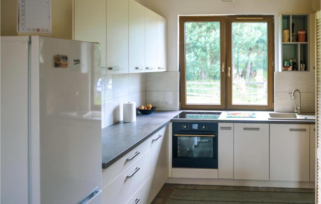 Kuchyňa alebo kuchynka v ubytovaní Cozy Home In Kolczewo With Kitchen