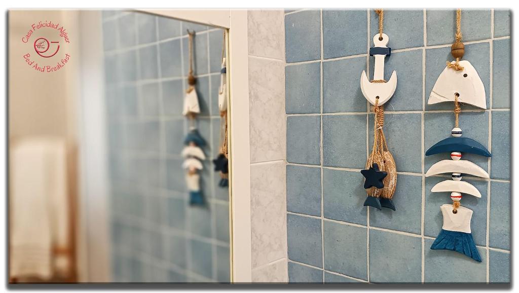 Kúpeľňa v ubytovaní Casa Felicidad Alguer