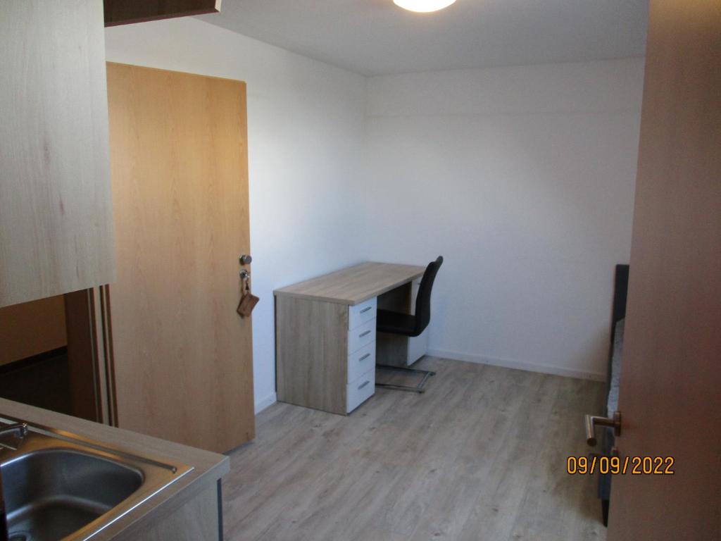 Kuchyň nebo kuchyňský kout v ubytování Parsberger Stadtwohnung